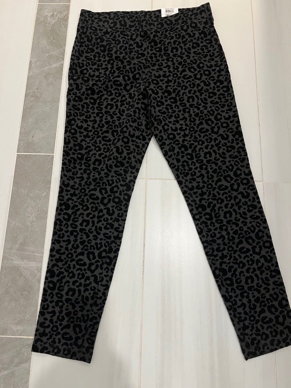 Style & Co Leopard Print Ponte Pants Medium NWT Stretch